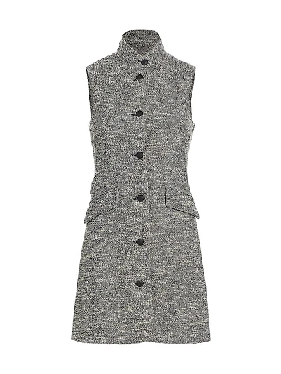 Slade Tweed Sleeveless Minidress