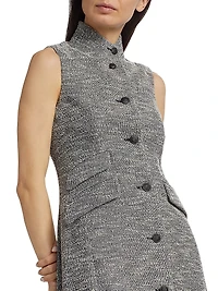 Slade Tweed Sleeveless Minidress