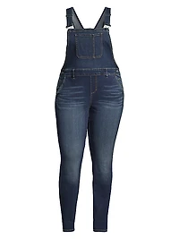 Stretch Denim Overalls