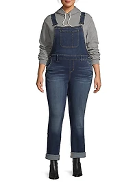 Stretch Denim Overalls