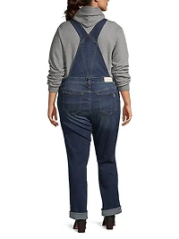 Stretch Denim Overalls