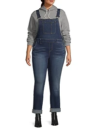 Stretch Denim Overalls