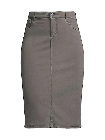 Denim Pencil Skirt