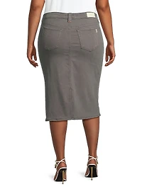Denim Pencil Skirt