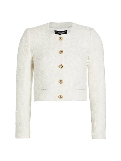 Yoonie Sequin Tweed Jacket