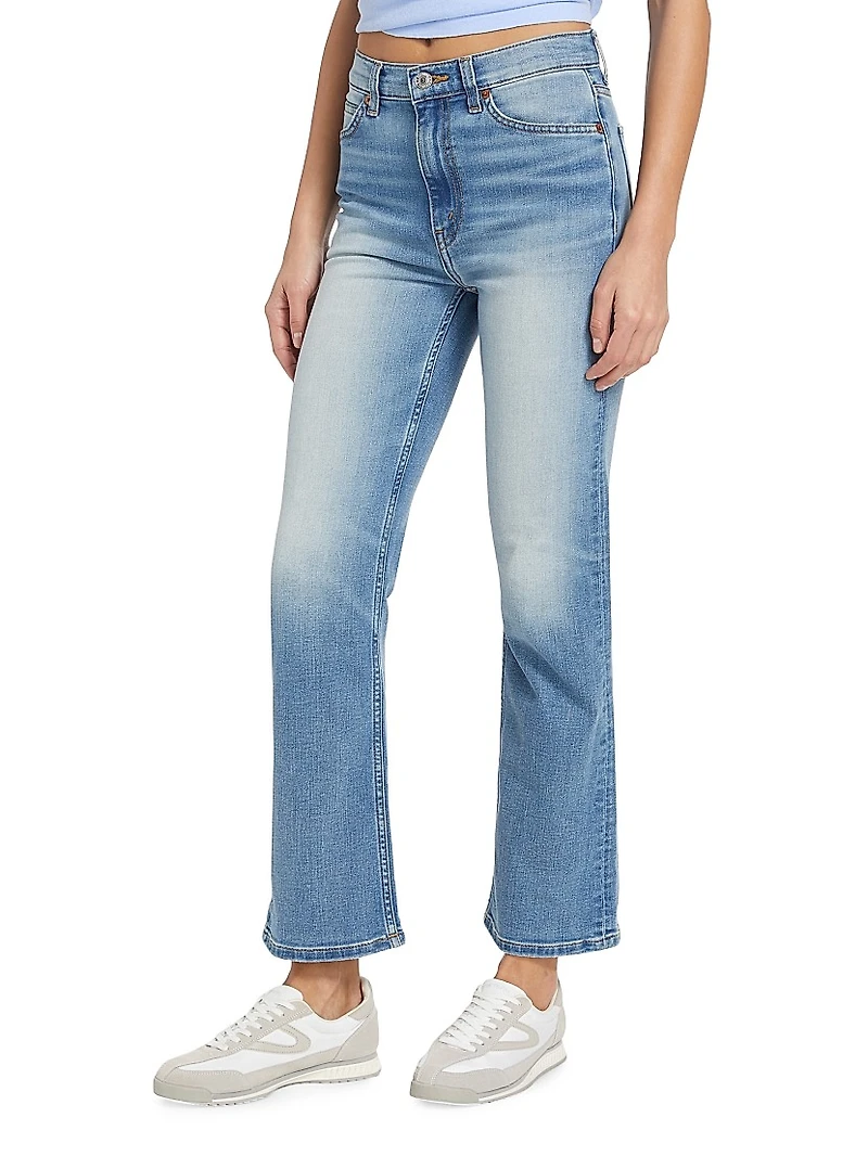 70s Crop Boot Whiskered Jeans