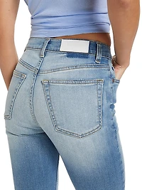 70s Crop Boot Whiskered Jeans