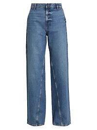 Briley High-Rise Wide-Leg Jeans