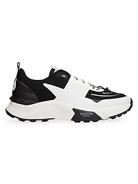 True Act Low Top Sneakers Mesh and Rubberized Fabric