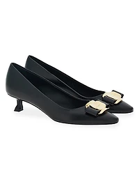 Zelma 40MM Leather Pumps