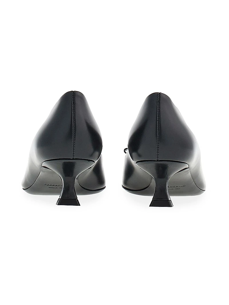 Zelma 40MM Leather Pumps