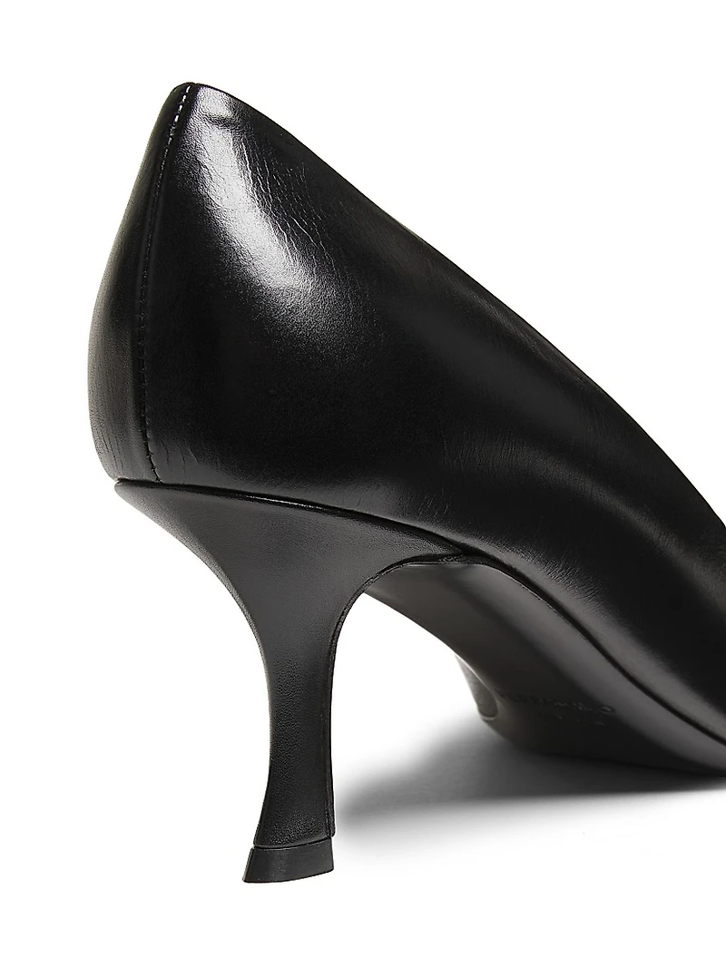 Bria 60MM Patent Leather Cap-Toe Pumps