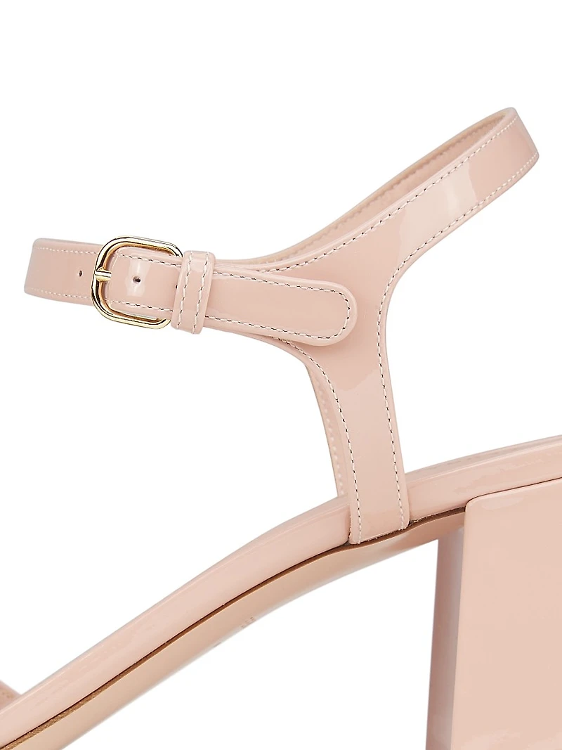 Sally 60MM Patent Leather Sandals