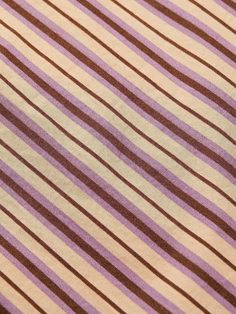 Amber Stripe Tiered Midi-Dress