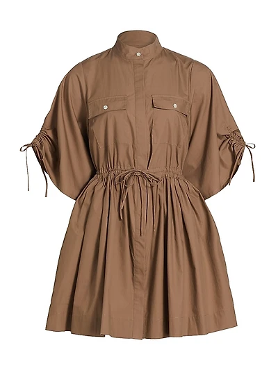 Hannah Cotton Poplin Minidress