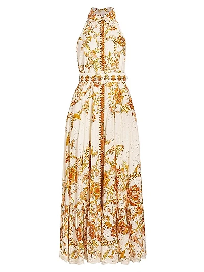 Belted Floral Shirtdress