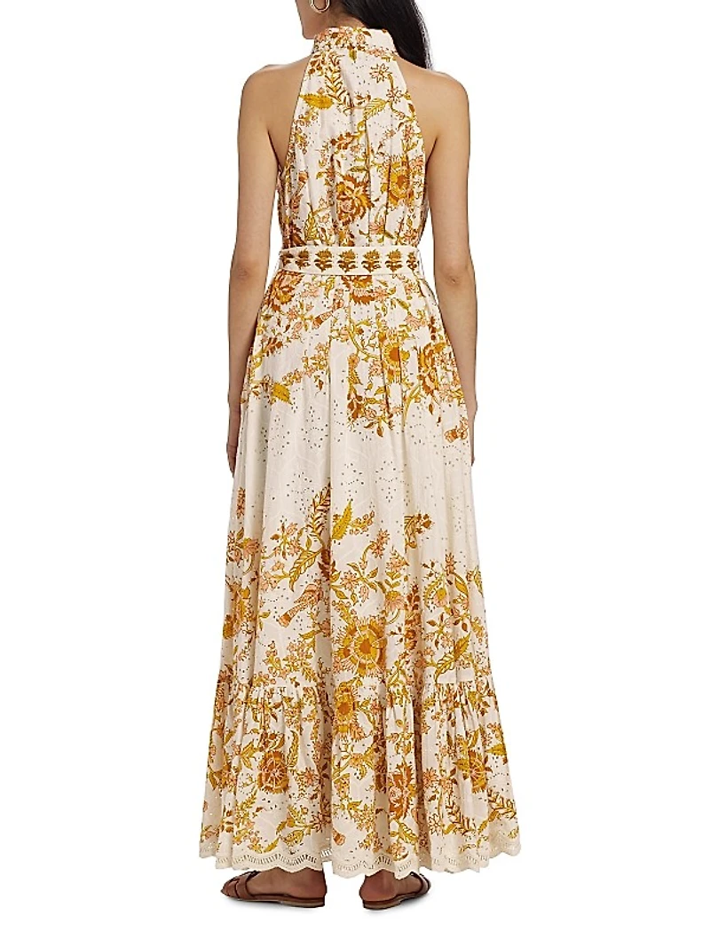 Belted Floral Shirtdress