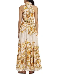 Belted Floral Shirtdress