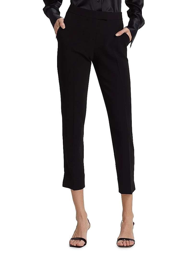 Ibbey Crepe Tapered Trousers