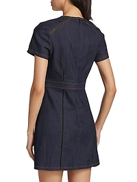 Giana Stretch Denim Minidress