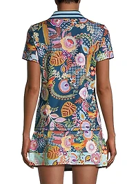 Wild Bird Floral Polo Shirt