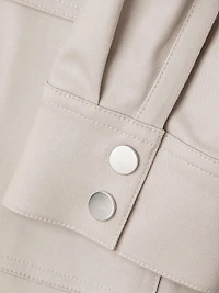 Plus Belted Safari Jacket