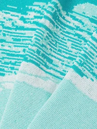 Plus Wavy Cap-Sleeve Tunic Top