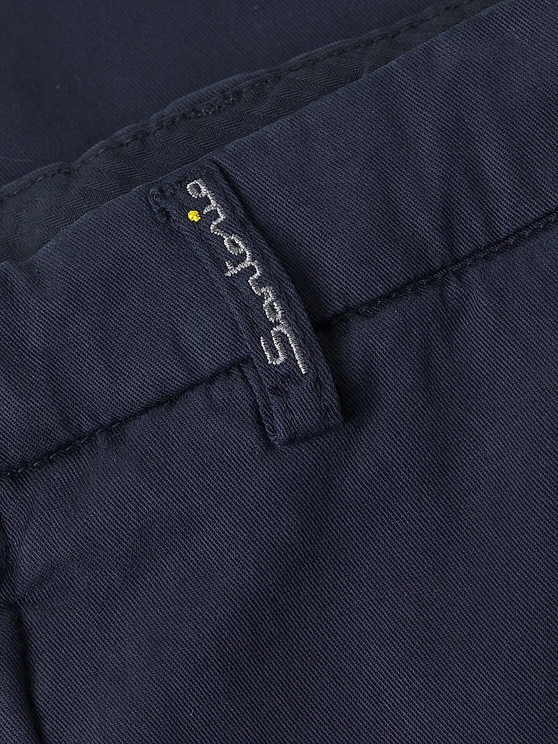 Flat-Front Chino Pants