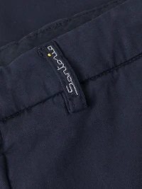 Flat-Front Chino Pants