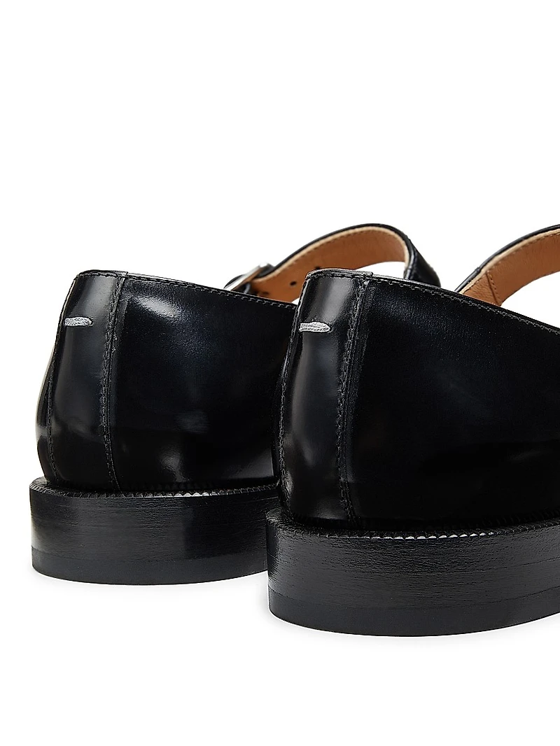 Tabi Leather Mary Janes