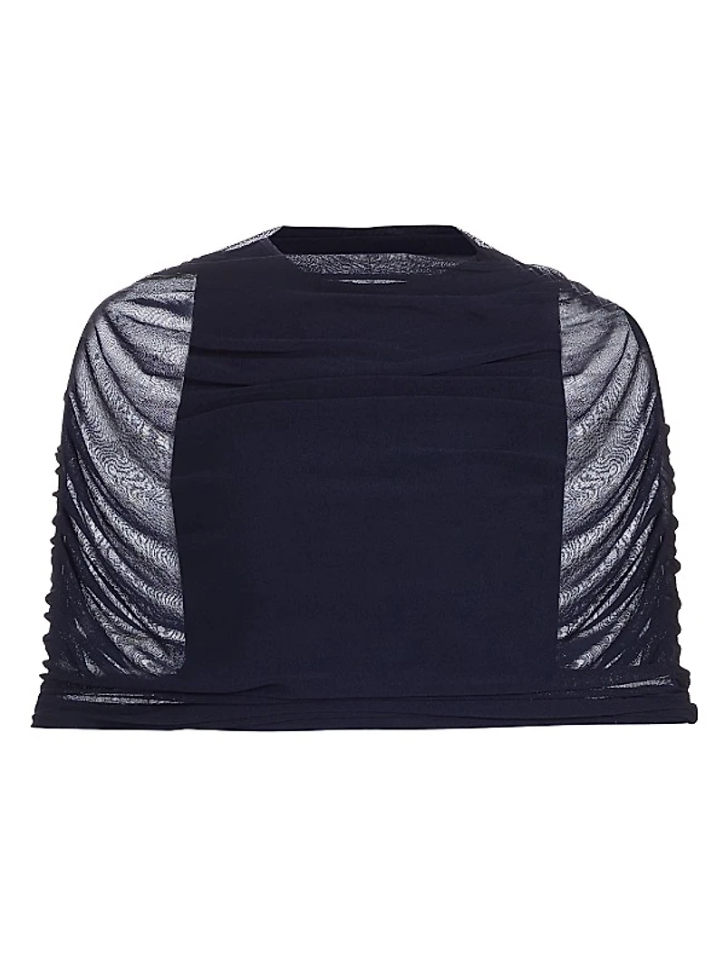 The Lyra Shirred Knit Top