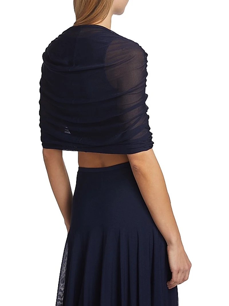 The Lyra Shirred Knit Top