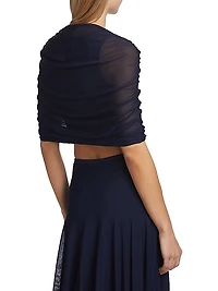 The Lyra Shirred Knit Top