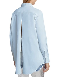 The Mira Split-Back Boyfriend Shirt