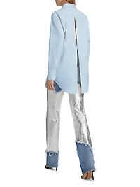 The Mira Split-Back Boyfriend Shirt