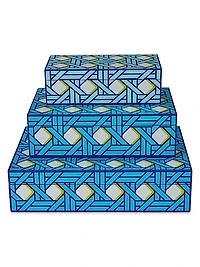 Basketweave Lacquer Box