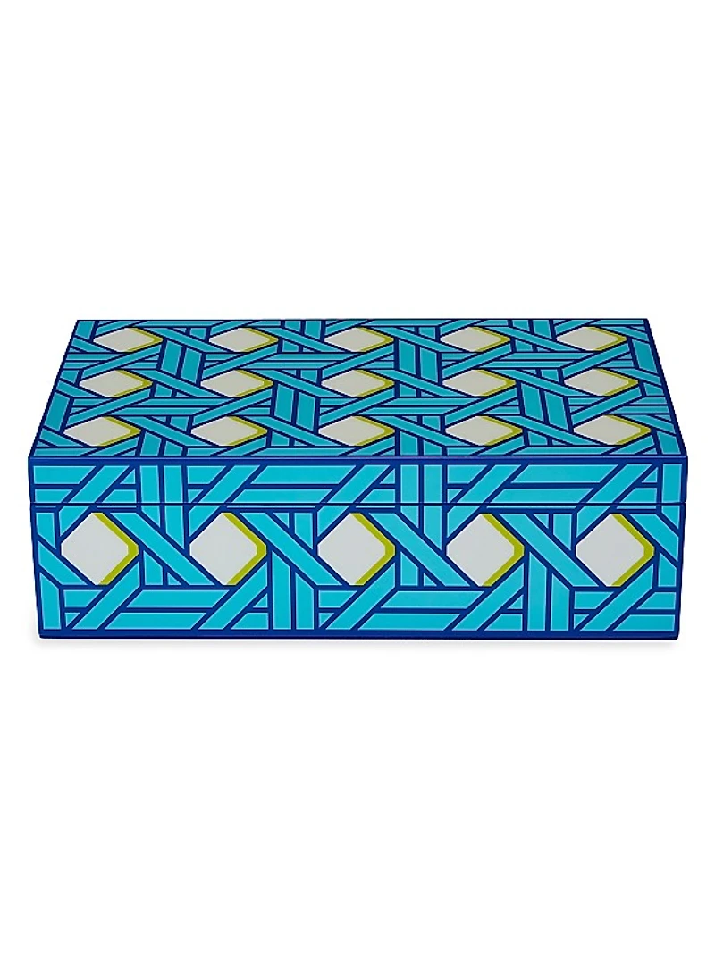 Basketweave Lacquer Box