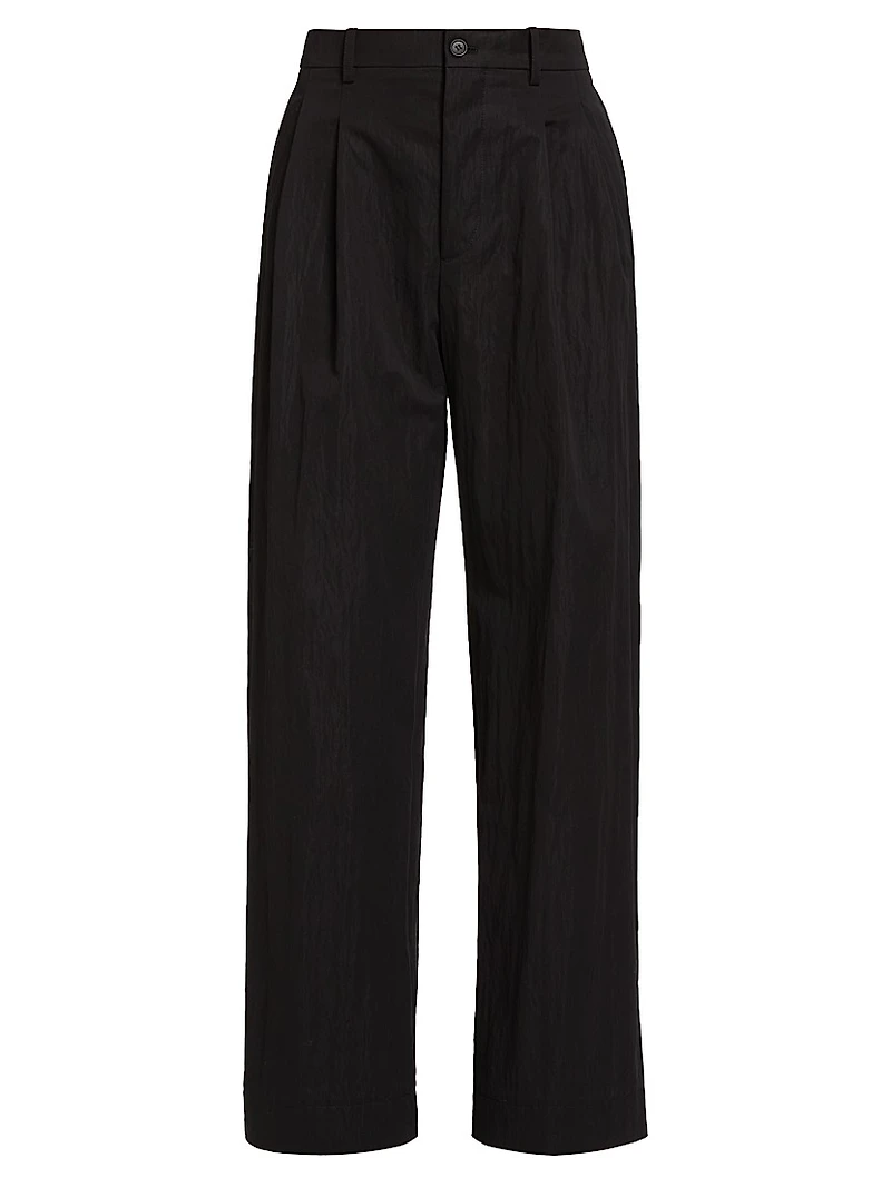 Drill Wide-Leg Chino Pants