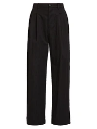 Drill Wide-Leg Chino Pants