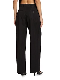 Drill Wide-Leg Chino Pants