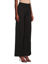 Irina Ponte Wide-Leg Pants