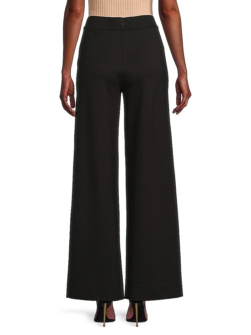 Irina Ponte Wide-Leg Pants
