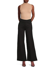 Irina Ponte Wide-Leg Pants