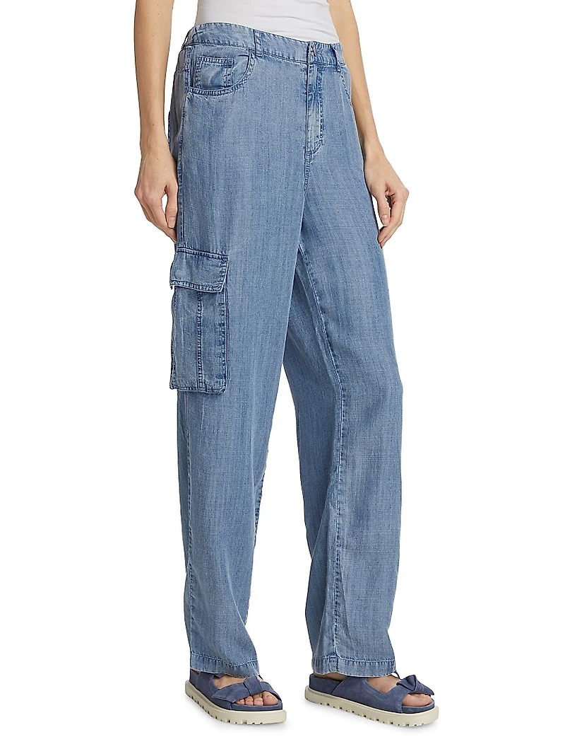 Aven Denim Cargo Pants