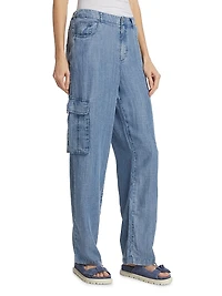 Aven Denim Cargo Pants