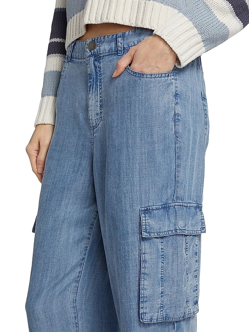 Aven Denim Cargo Pants