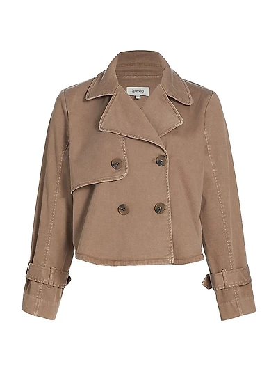 Portia Double-Breasted Crop Jacket