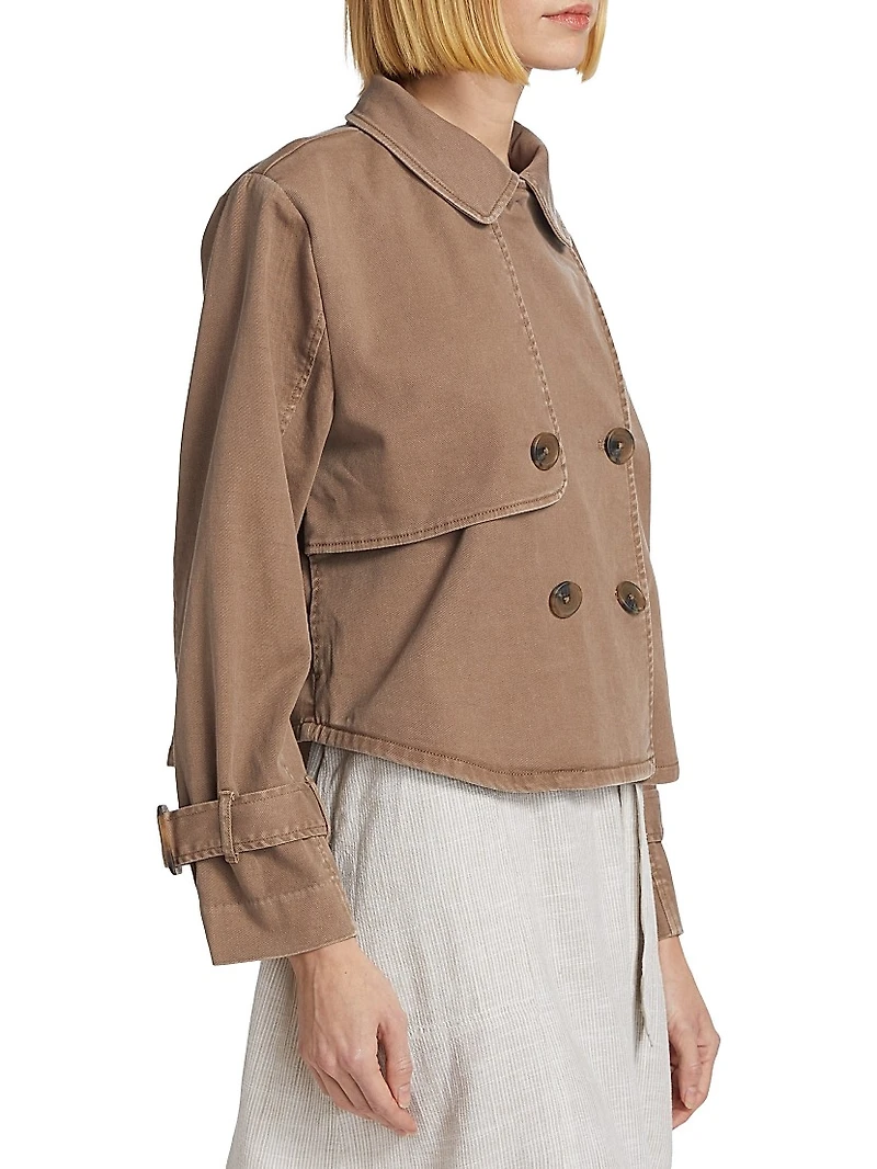 Portia Double-Breasted Crop Jacket