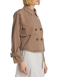 Portia Double-Breasted Crop Jacket