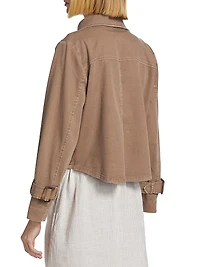 Portia Double-Breasted Crop Jacket